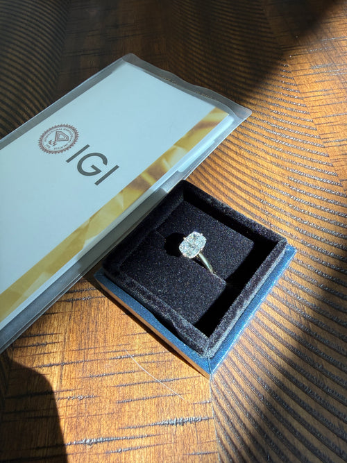 Custom 3ct 14K Yellow Gold Diamond Ring